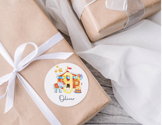 Personalised Gift Stickers | Novelty Name Age Labels | Gift Wrapping Present Tag Envelope Seal | Name Stickers For Her For Him Football Gift