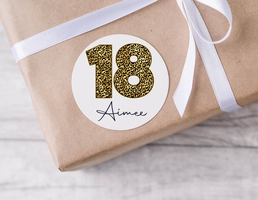 Personalised Gift Stickers | Novelty Name Labels | Gift Wrapping Present Tag Envelope Seal | Name Stickers For Her For Him Football Gift