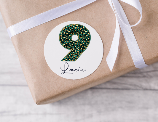 Personalised Gift Stickers | Novelty Name Labels | Gift Wrapping Present Tag Envelope Seal | Name Stickers For Her For Him Football Gift