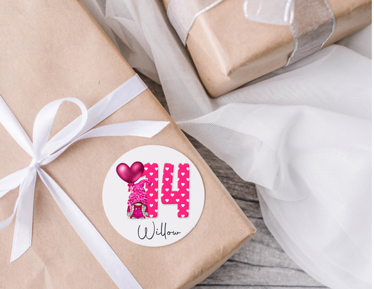 Personalised Gift Stickers | Novelty Name Labels | Gift Wrapping Present Tag Envelope Seal | Name Stickers For Her For Him Football Gift