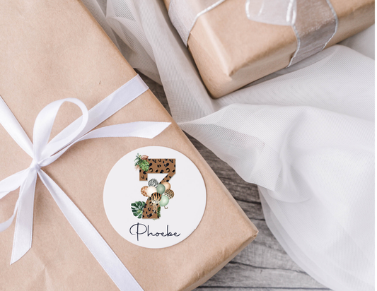 Personalised Gift Stickers | Novelty Name Labels | Gift Wrapping Present Tag Envelope Seal | Name Stickers For Her For Him Football Gift